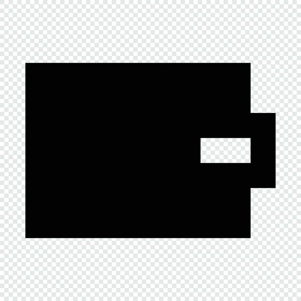 Wallet icon. Suitable for website UI design vector