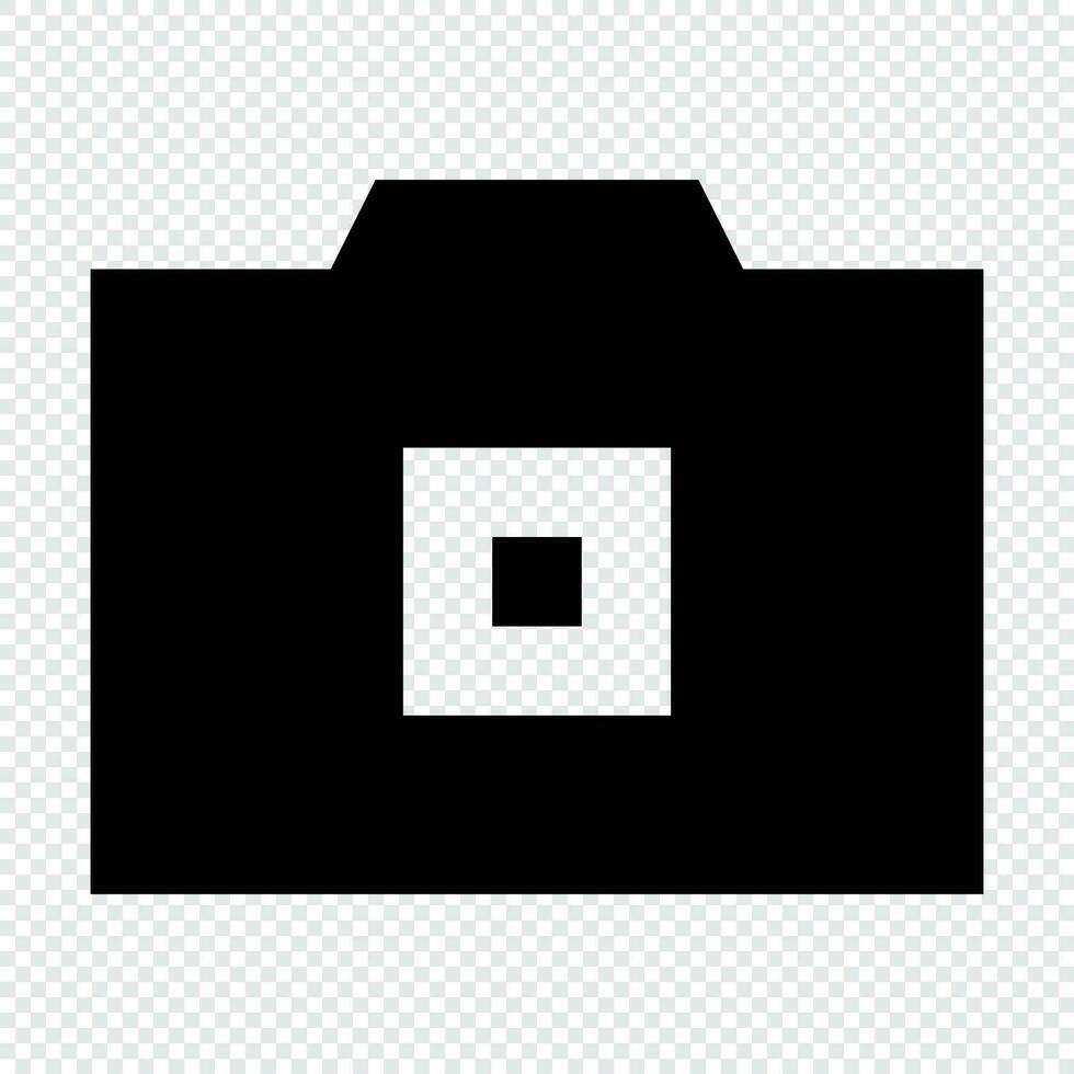Camera icon. Suitable for website UI design vector