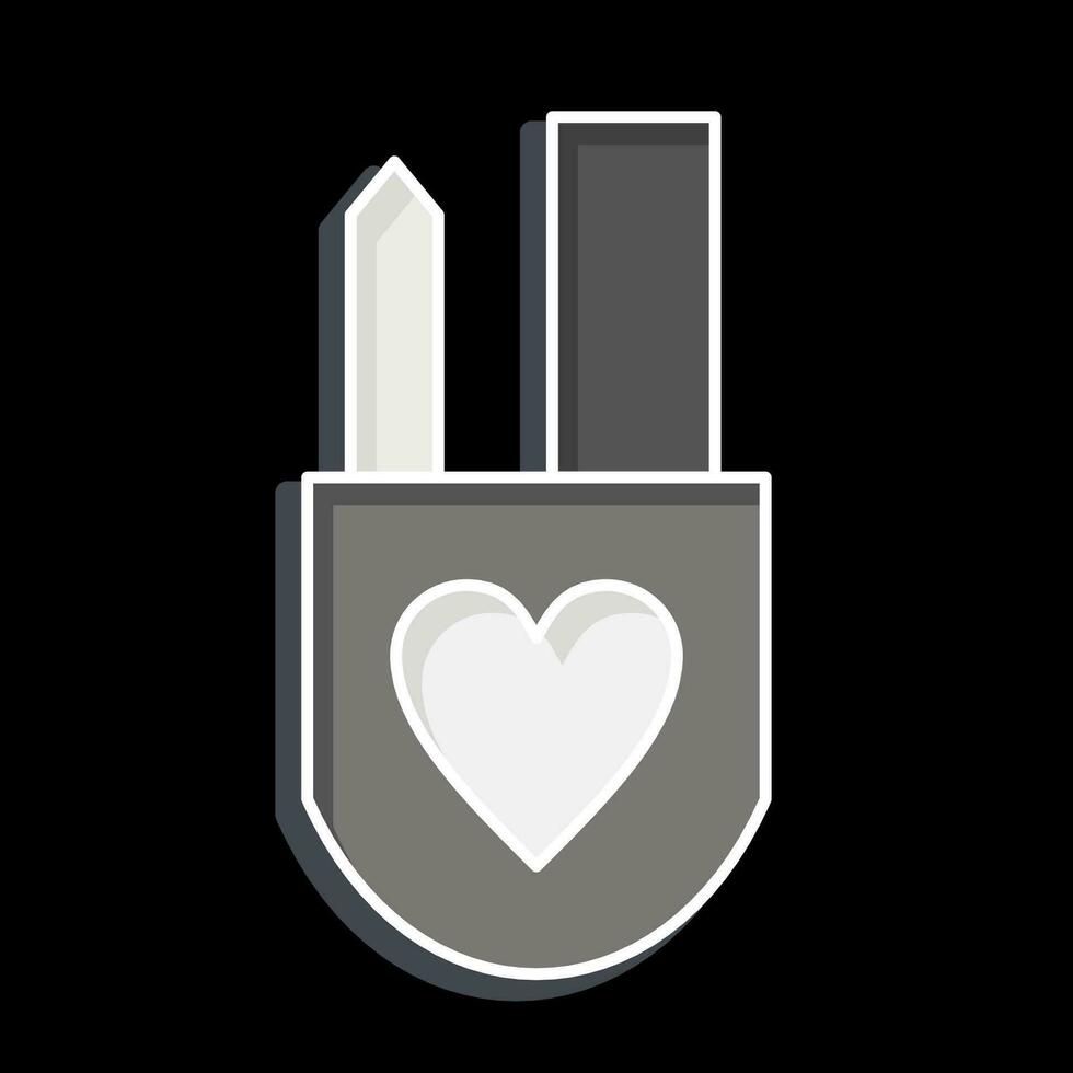 Icon Design Tools. related to Art and Media symbol. glossy style. simple design editable vector