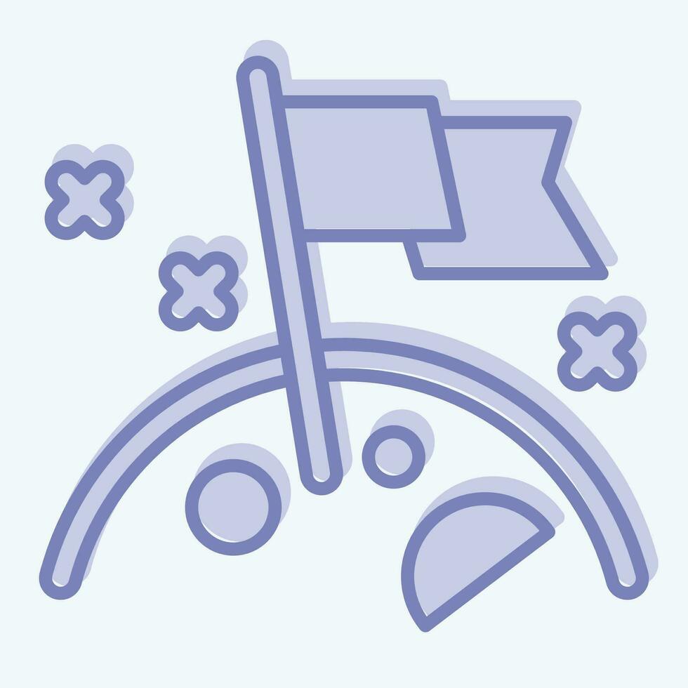 Icon Innovation. related to Art and Media symbol. two tone style. simple design editable vector