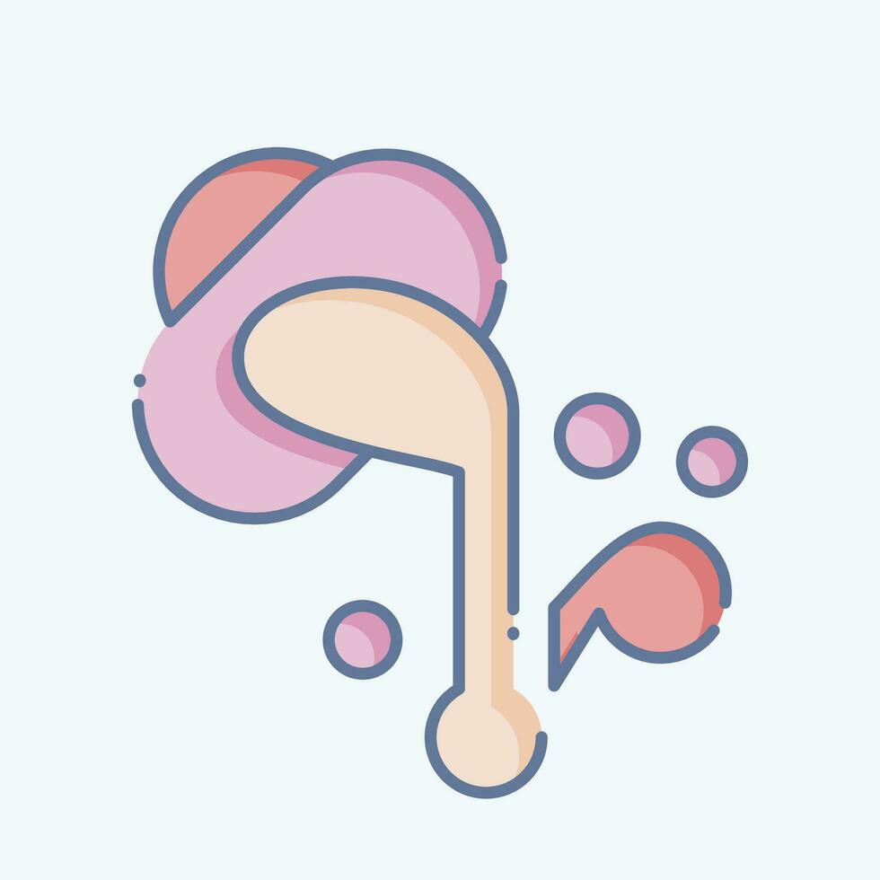 Icon Color Management. related to Art and Media symbol. doodle style. simple design editable vector