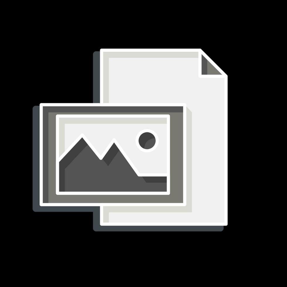 Icon Creative Brief. related to Art and Media symbol. glossy style. simple design editable vector