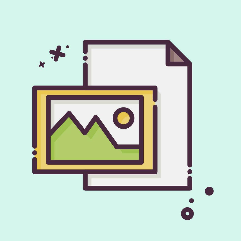 Icon Creative Brief. related to Art and Media symbol. MBE style. simple design editable vector