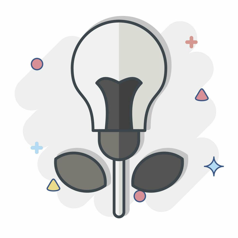 Icon Creative Concept. related to Art and Media symbol. comic style. simple design editable vector