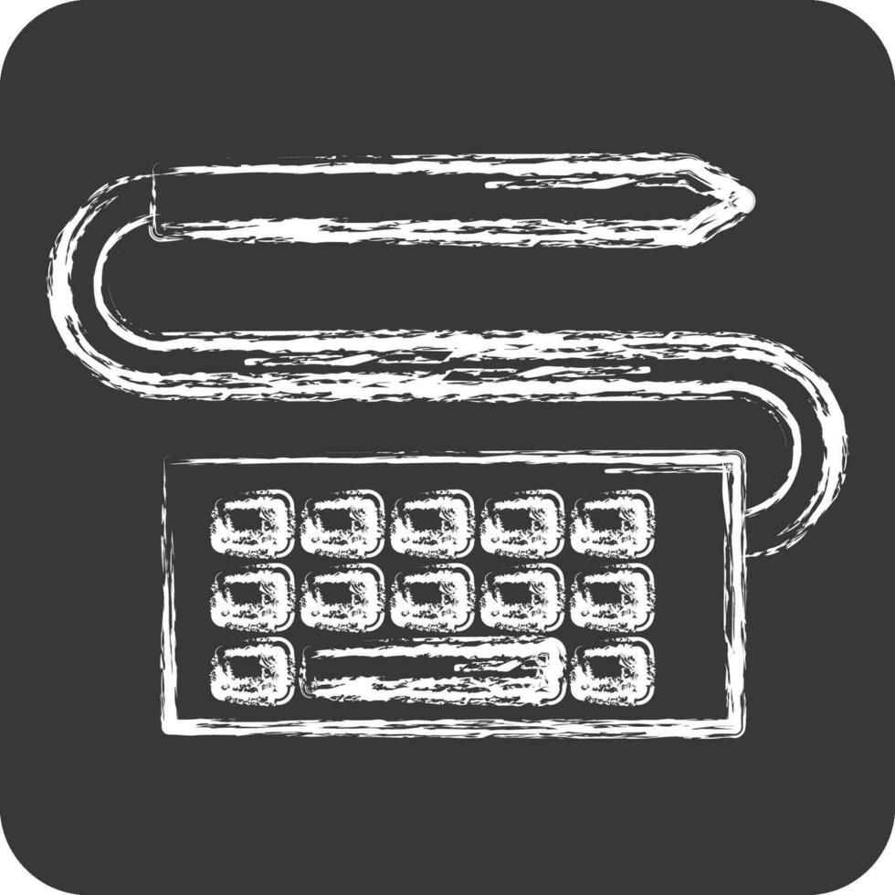 Icon Graphic Design. related to Art and Media symbol. chalk Style. simple design editable vector