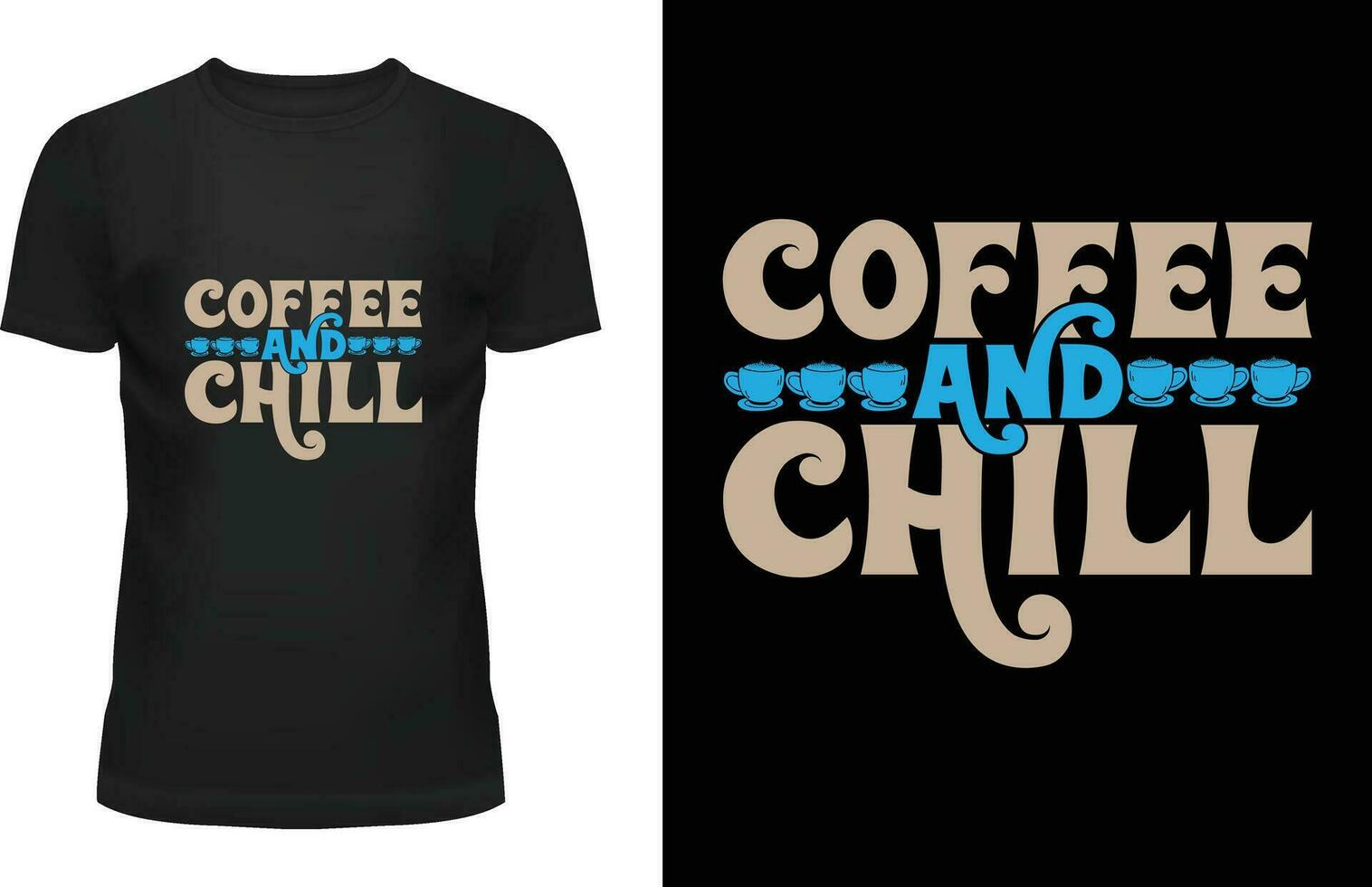 coffee T-SHIRT DESIGN vector