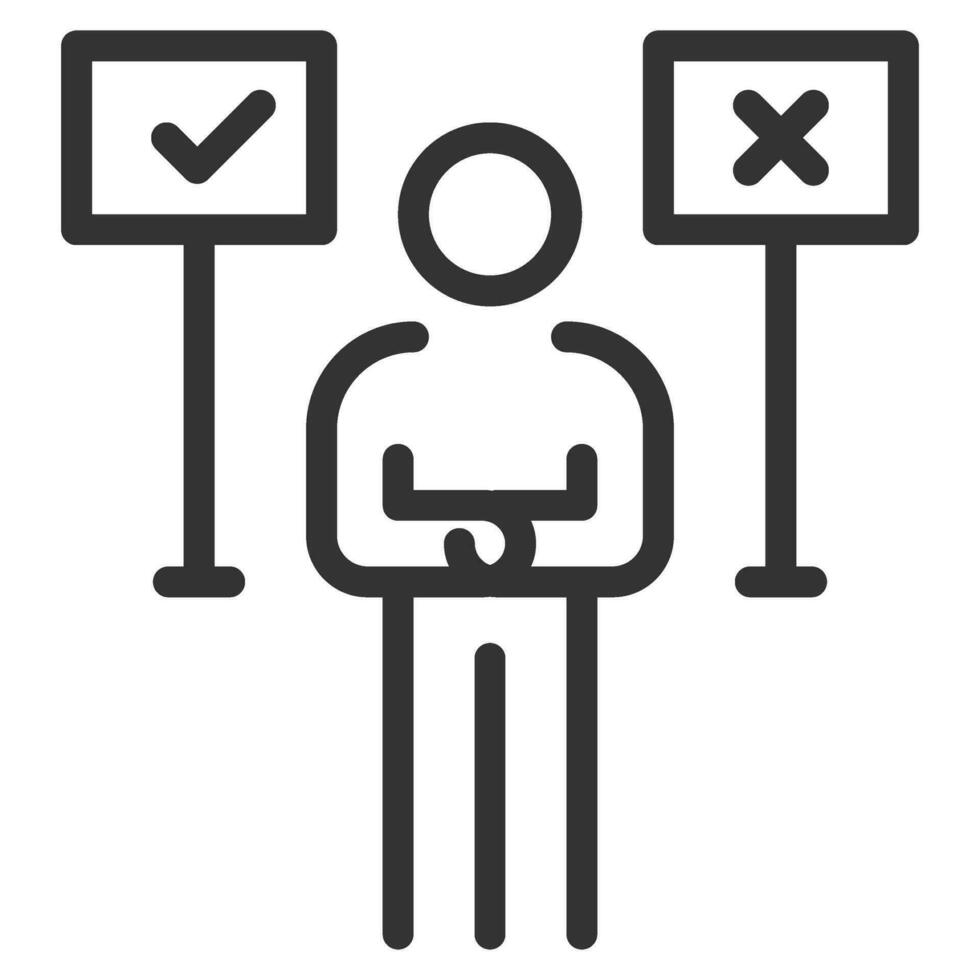 candidate icon Design Simple Set For Using In Website Graphics Report Logo Infographics, Best Quality Outline Symbol Collection Icon Vector Illustration