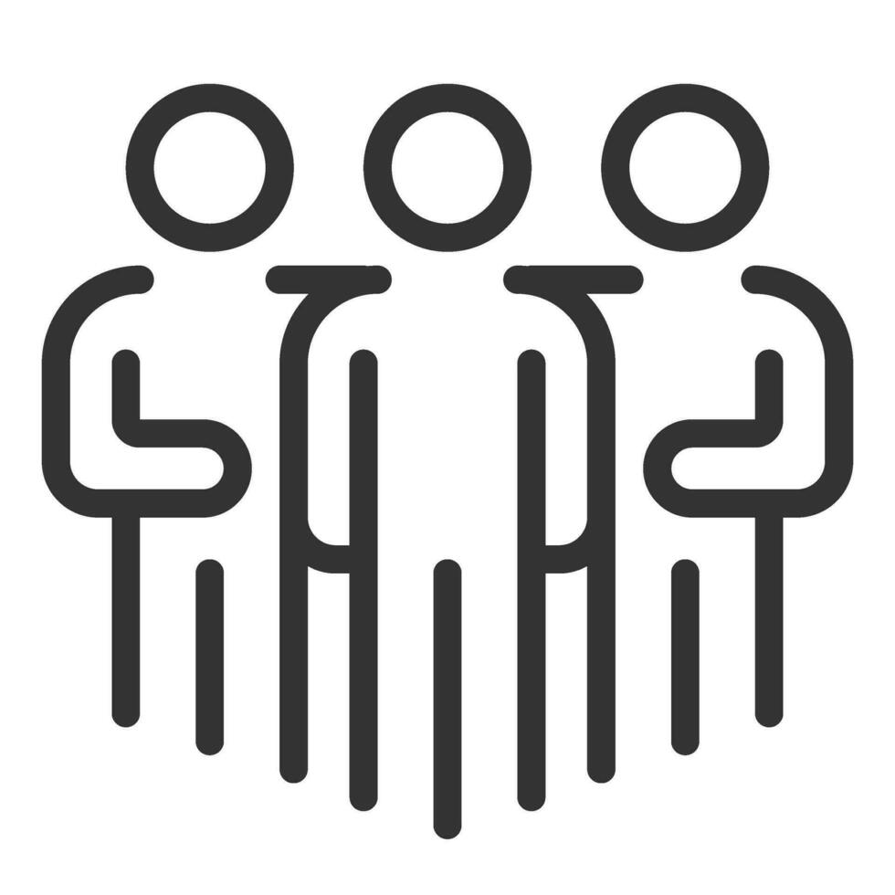 partnership icon Design Simple Set For Using In Website Graphics Report Logo Infographics, Best Quality Outline Symbol Collection Icon Vector Illustration