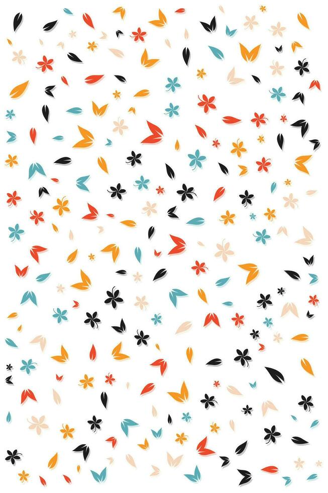 seamless pattern with creative abstract shapes for your clothes, dress, and print media template design. vector