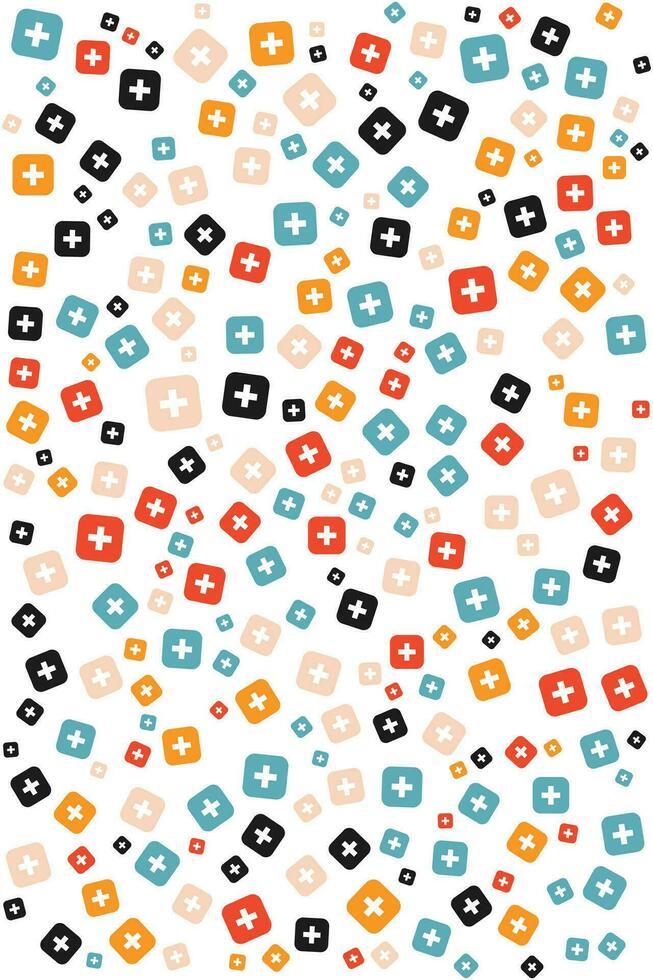 seamless pattern with creative abstract shapes for your clothes, dress, and print media template design. vector