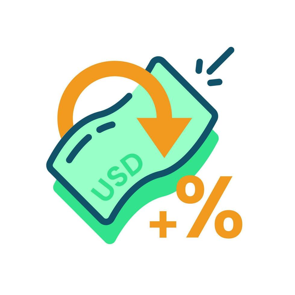 get cashback concept illustration flat design vector eps10. modern graphic element for landing page, information or message ui, infographic, icon