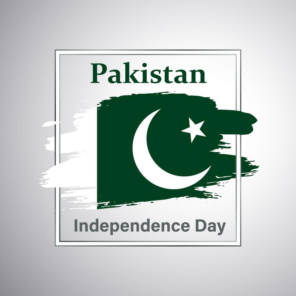 Pakistán independencia día. vector