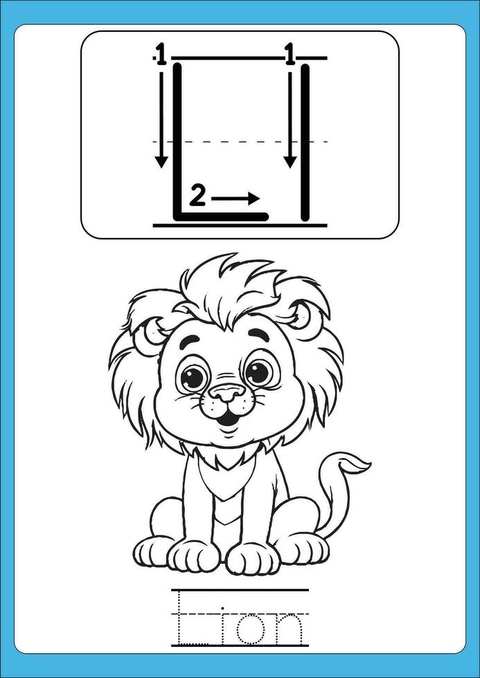 Alphabet Magic, Enchanting Tracing for Kids vector