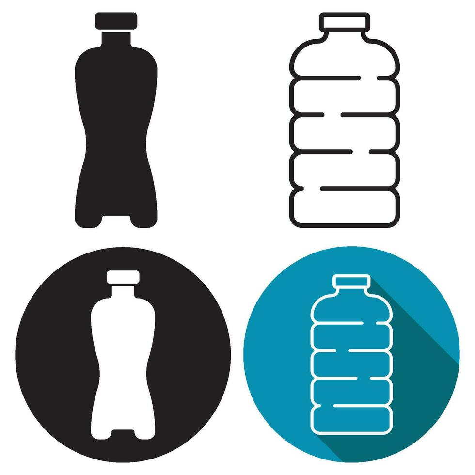 bottle icon vector