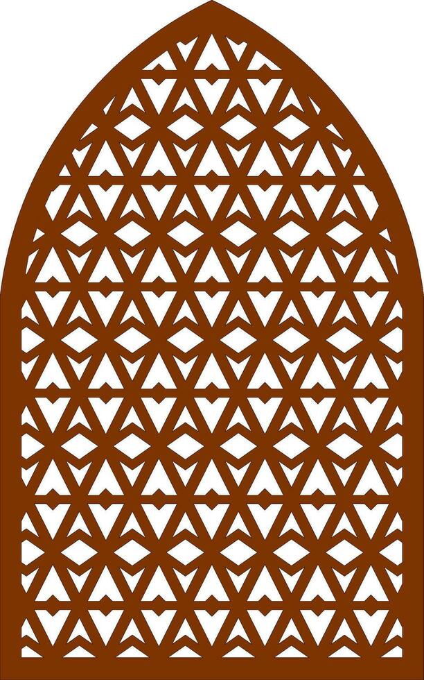 Simple Vector Pattern for Laser Cutting, Decoration, and Ornament. Metal design, wood carving, vector