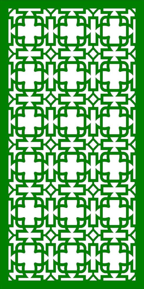 Simple Vector Pattern for Laser Cutting, Decoration, and Ornament. Metal design, wood carving, vector