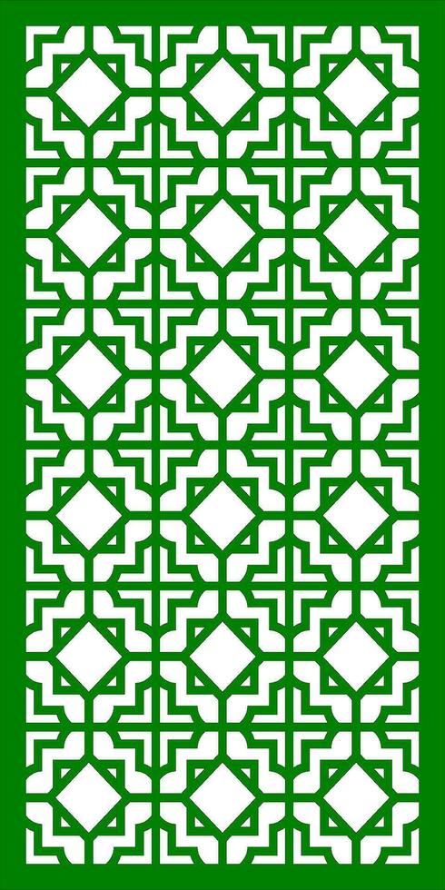 Simple Vector Pattern for Laser Cutting, Decoration, and Ornament. Metal design, wood carving, vector