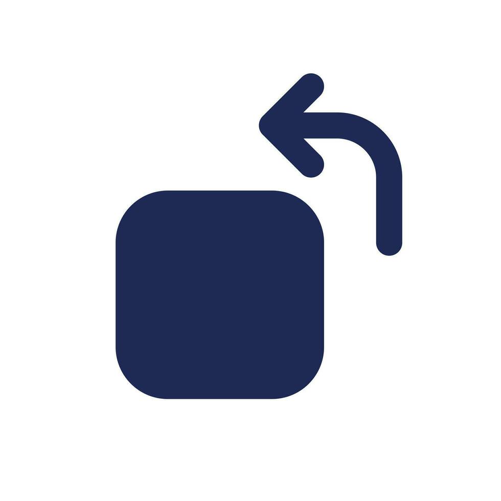 Rotate black pixel perfect solid ui icon. Video manipulation software. Content editing. Turn footage. Silhouette symbol on white space. Glyph pictogram for web, mobile. Isolated vector image