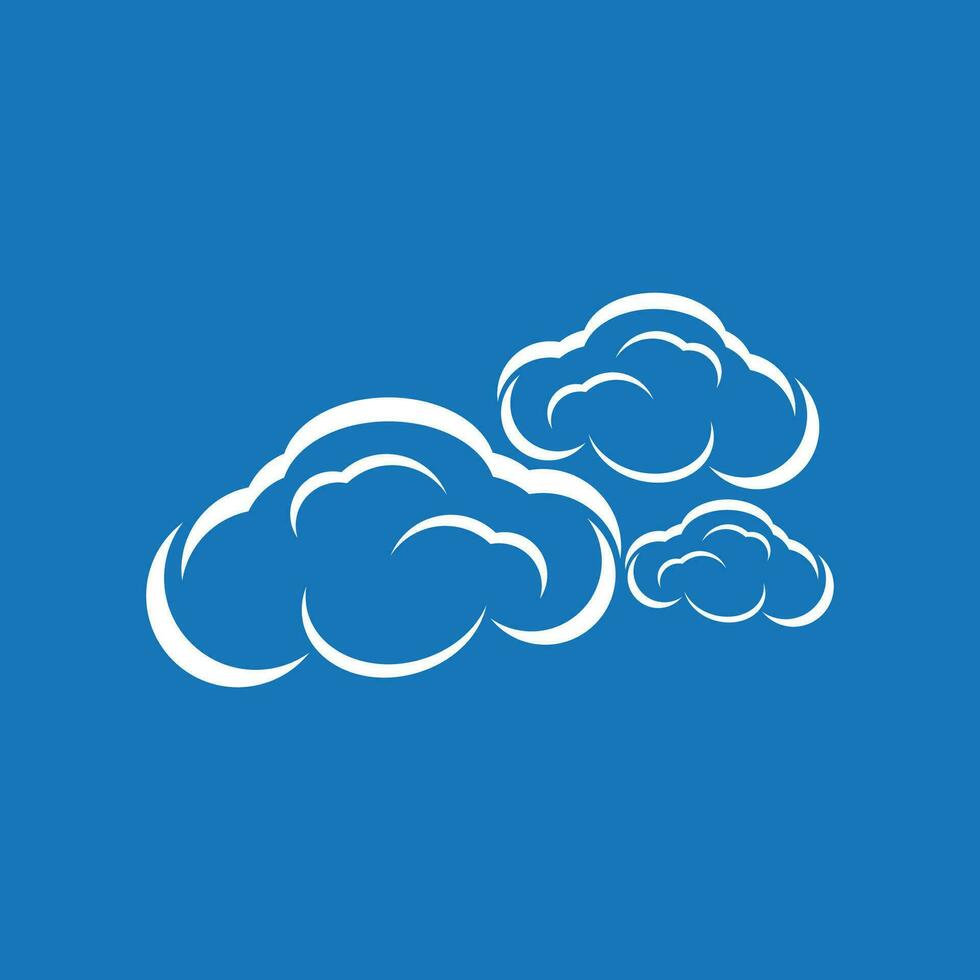 nube techno logo vector modelo