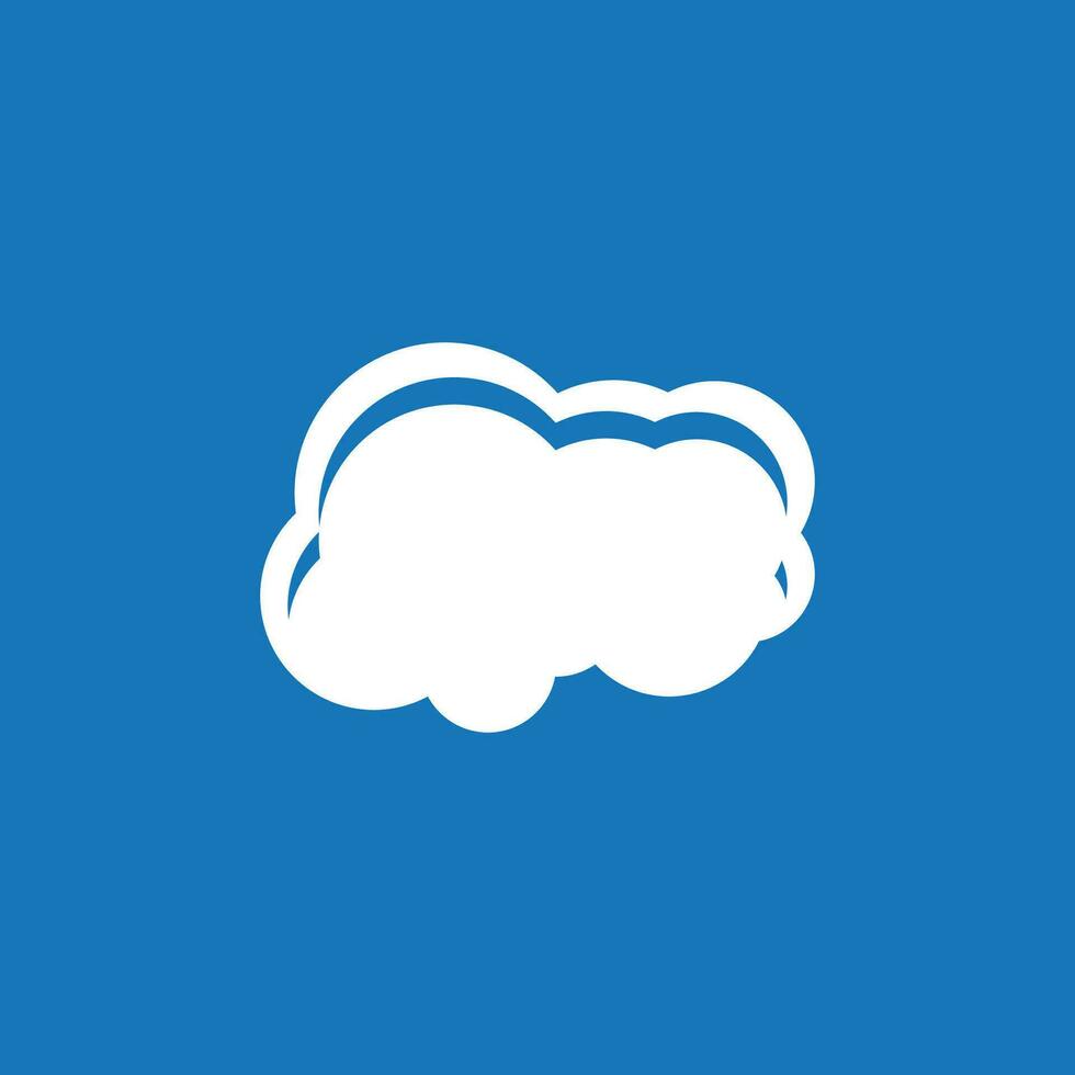 Cloud Techno Logo Vector Template