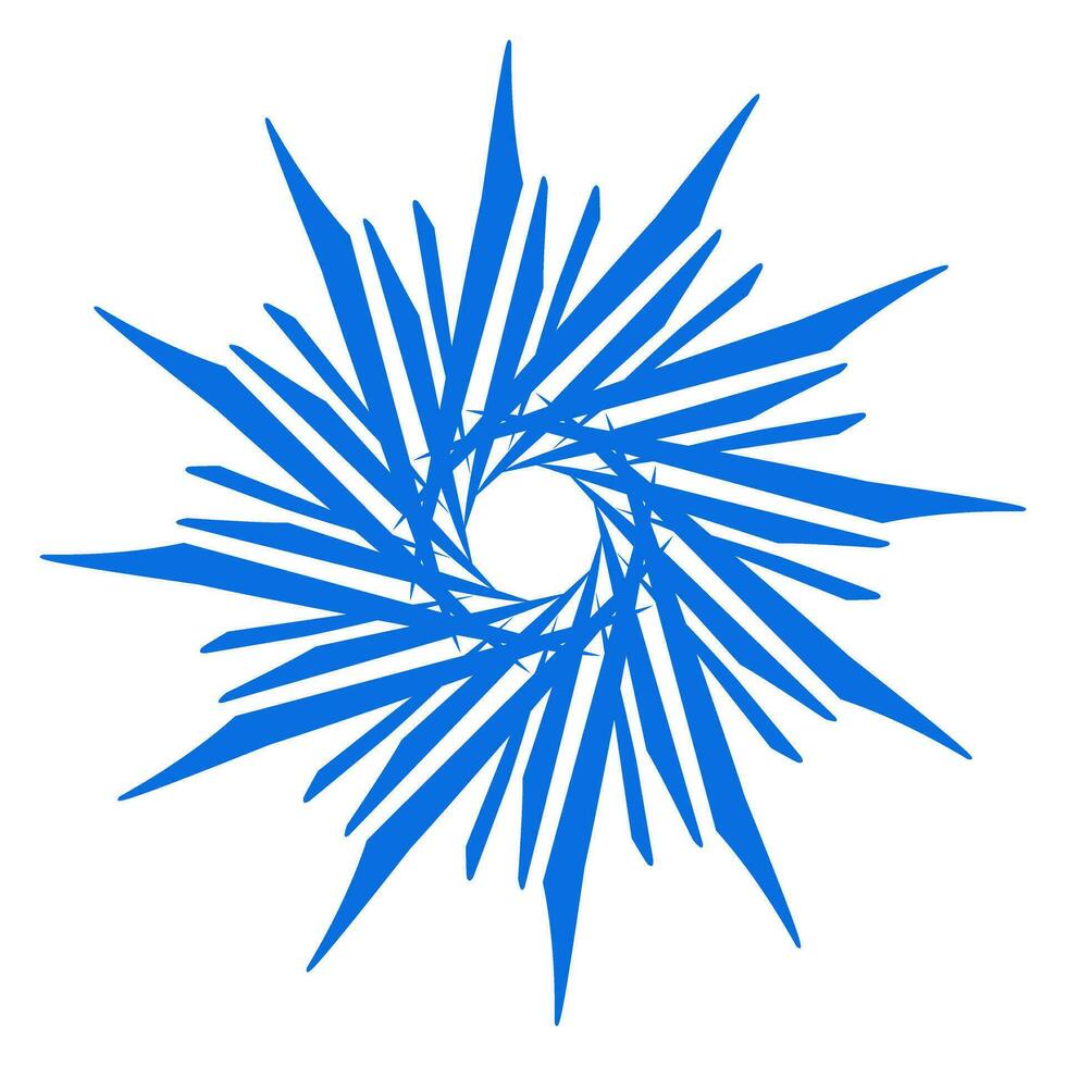Blue color ethnic mandala patern design illustration. Perfect for logos, icons, stickers, tattoos, design elements for websites, advertisements and more. vector