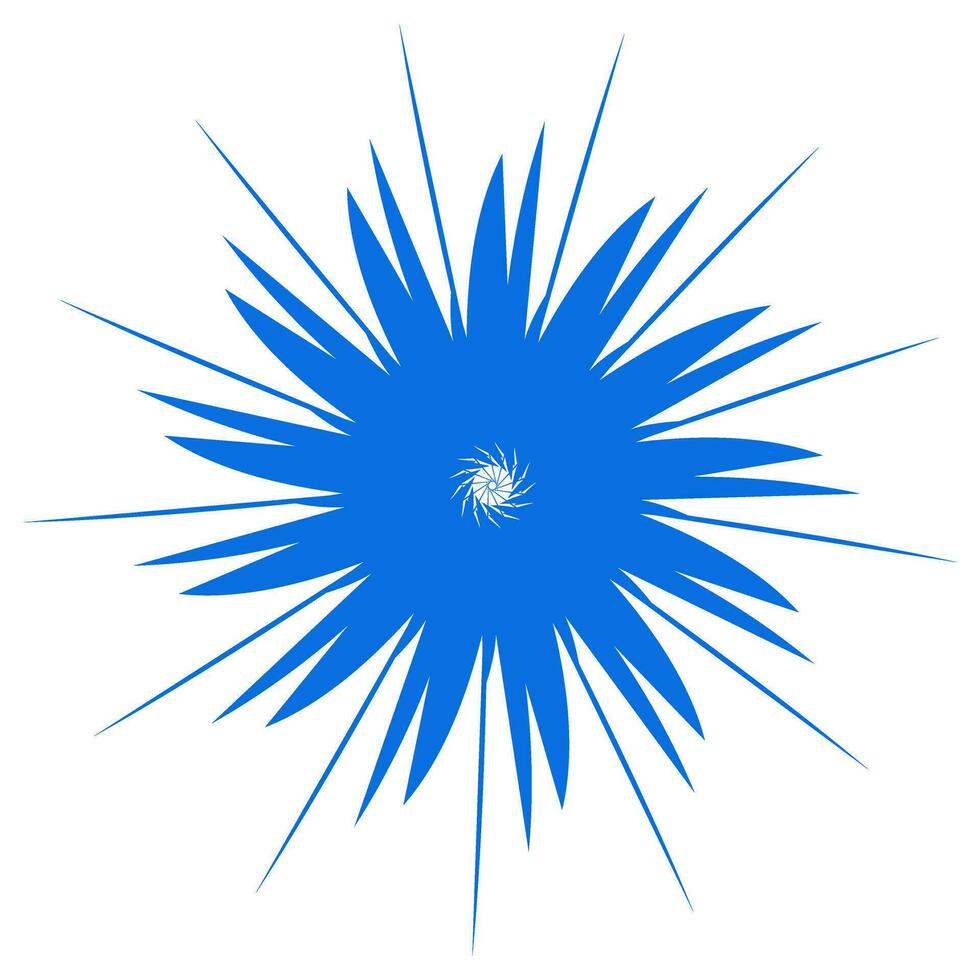 Blue color ethnic mandala patern design illustration. Perfect for logos, icons, stickers, tattoos, design elements for websites, advertisements and more. vector