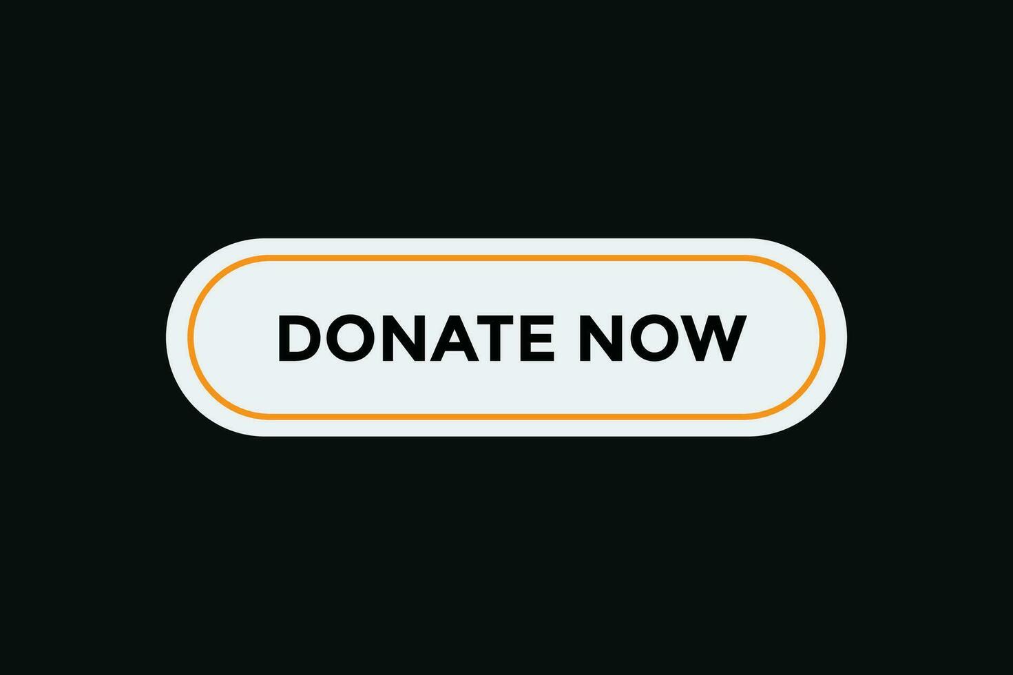 Donate now button web banner templates. Vector Illustration