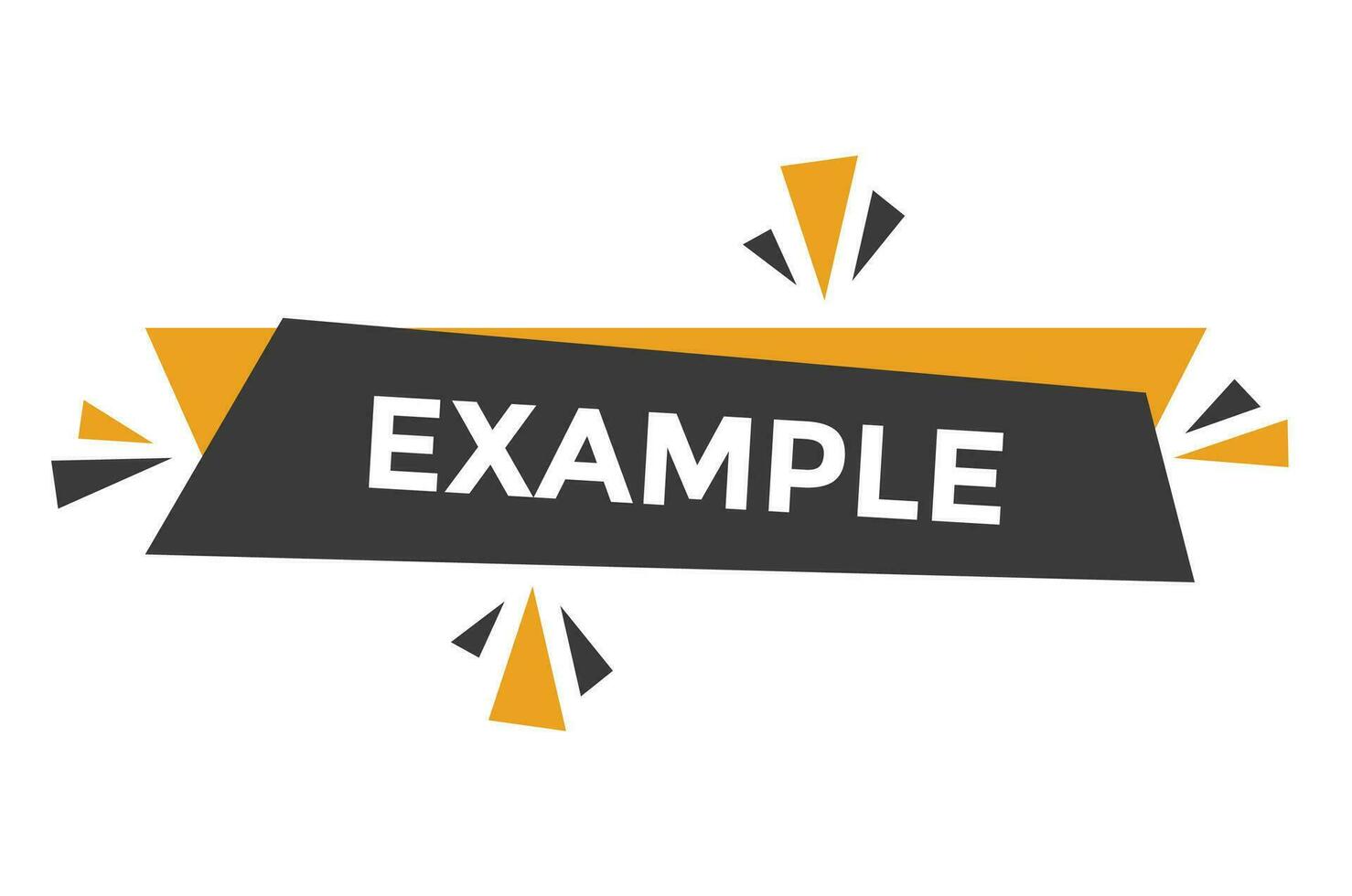 Example button web banner templates. Vector Illustration