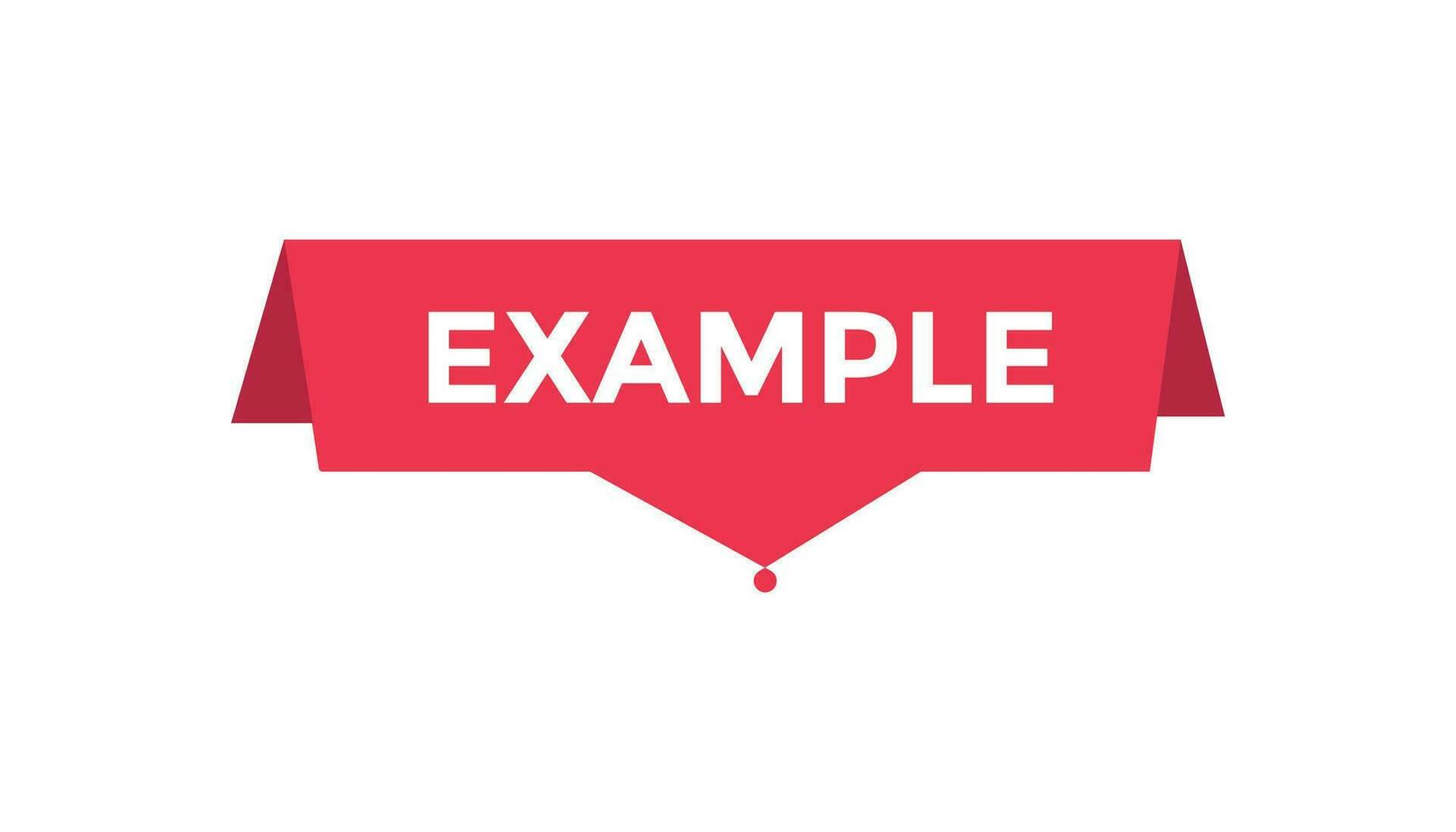 Example button web banner templates. Vector Illustration