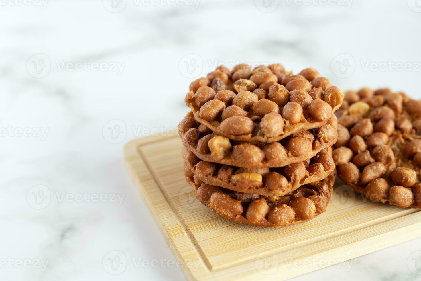 Thai fried peanut cookies photo