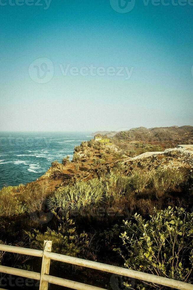 beach in the java photo