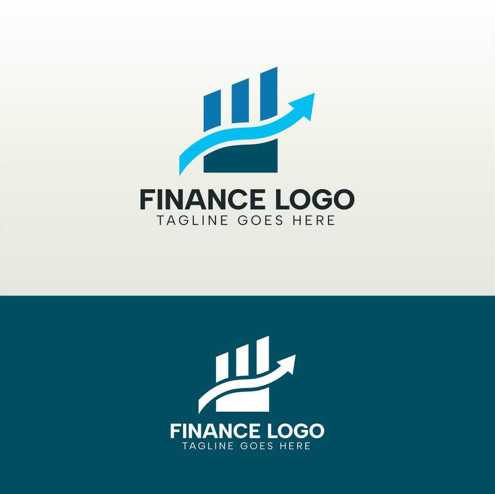 financiero logo diseño , contabilidad firma logo vector