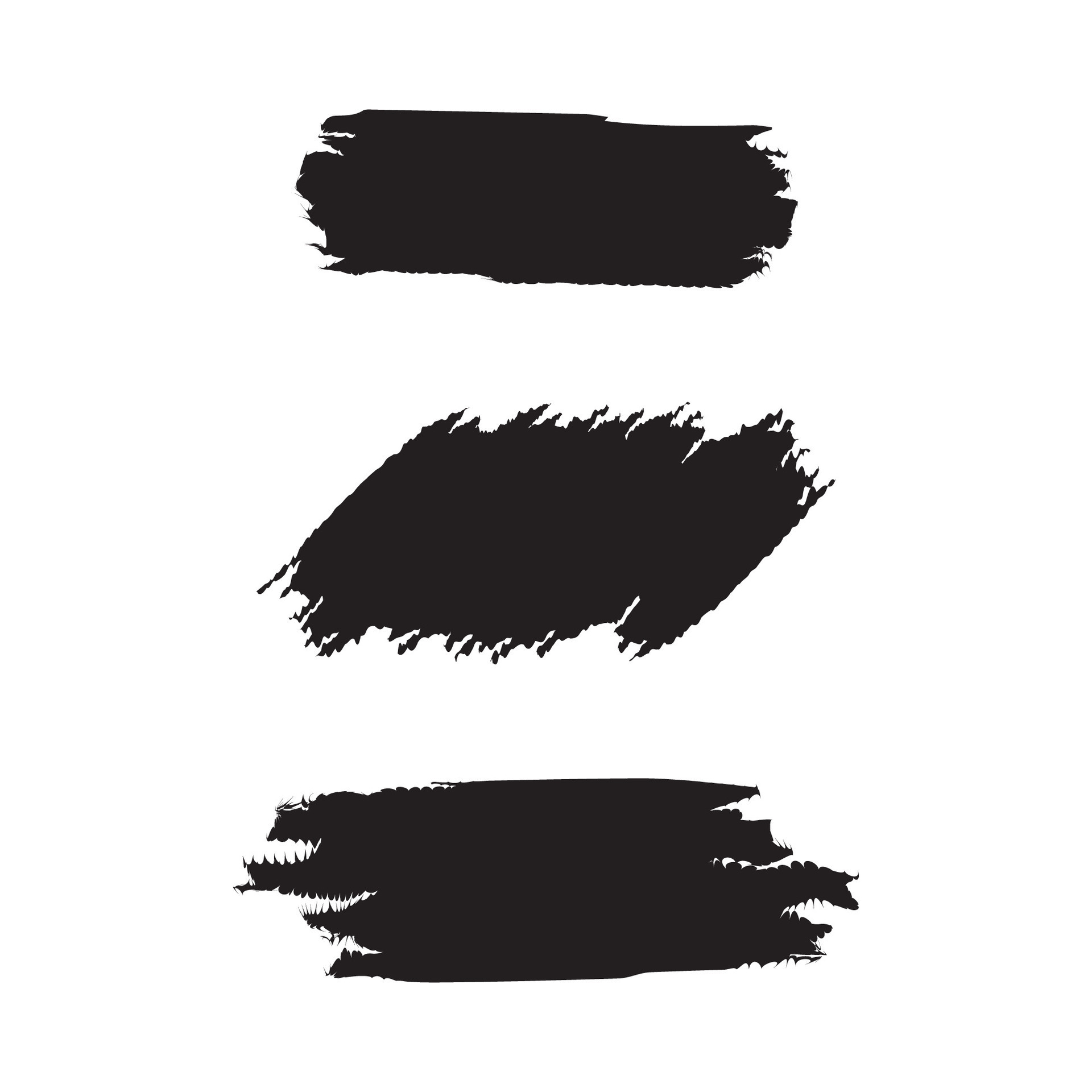 Black Brush Stroke, Paint Brush Effect 26395351 Vector Art at Vecteezy