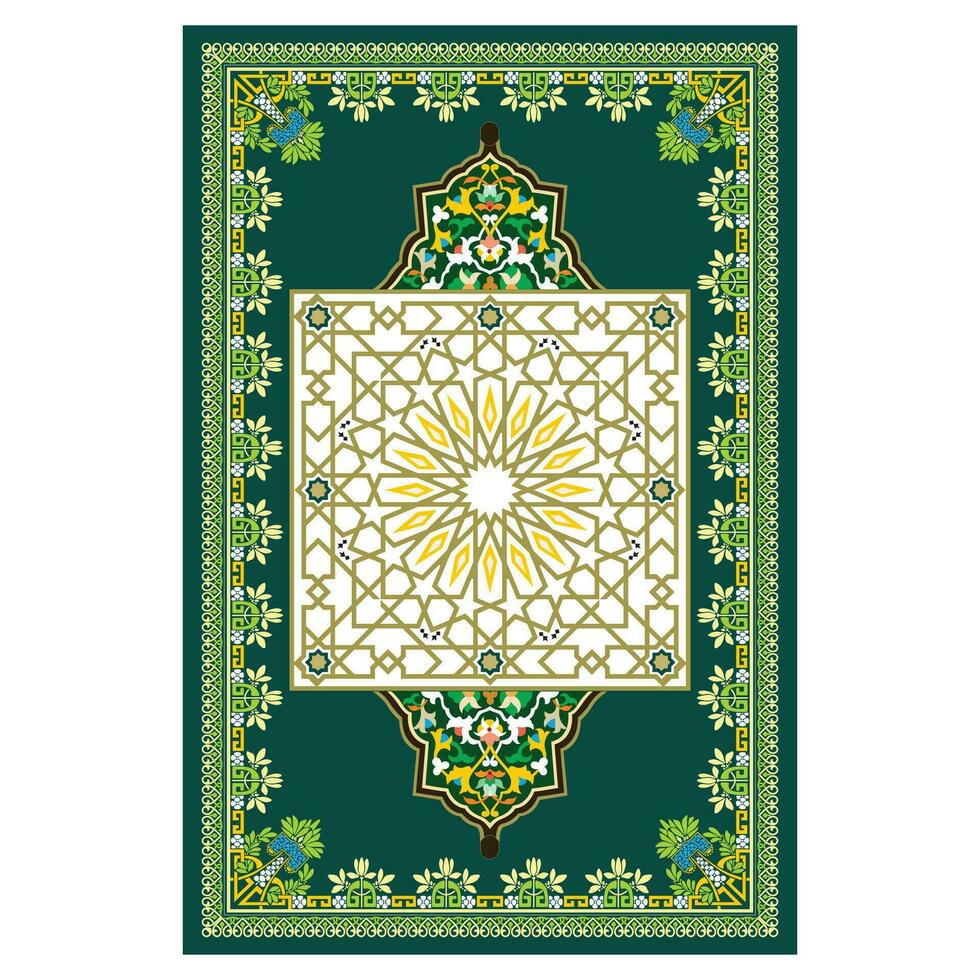portada de libro islámico con diseño único eps 10 vector
