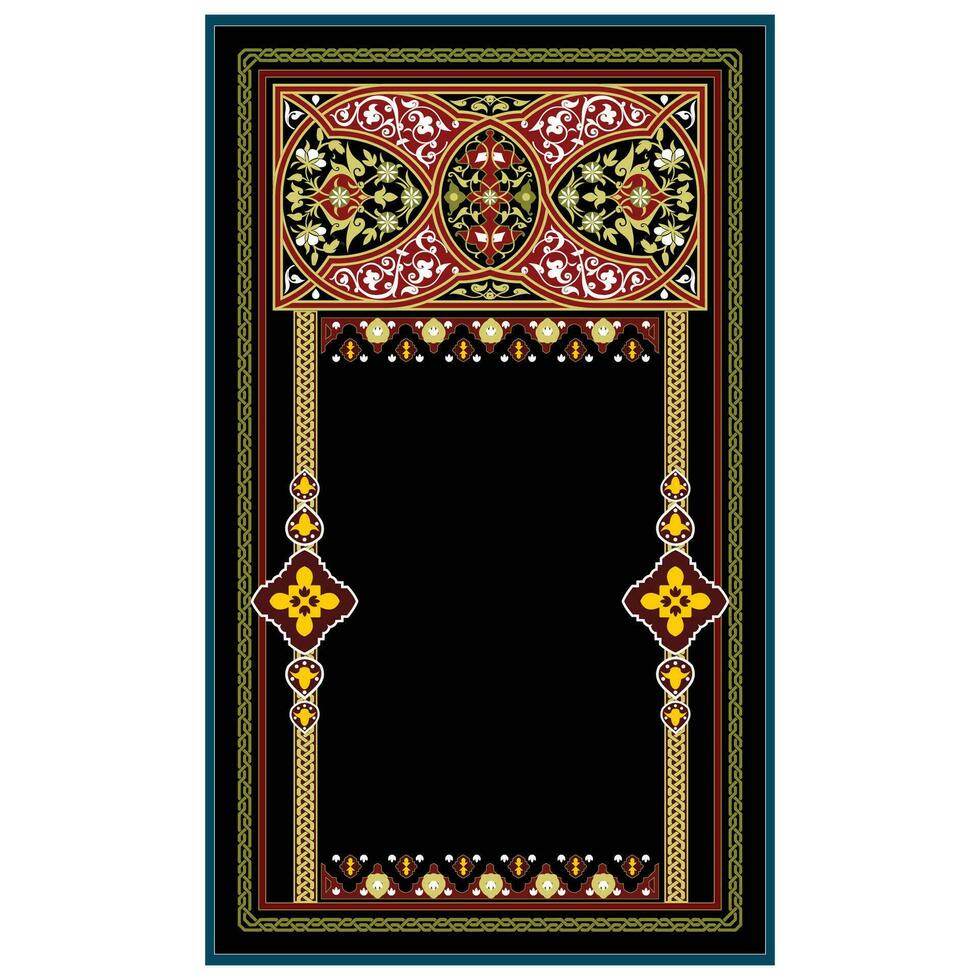 Print Islamic book cover with unique design eps 10 vector