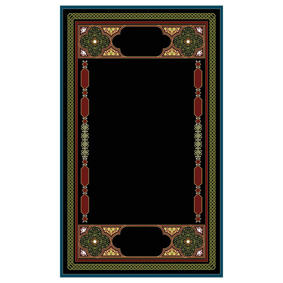 Print Islamic book cover with unique design eps 10 vector