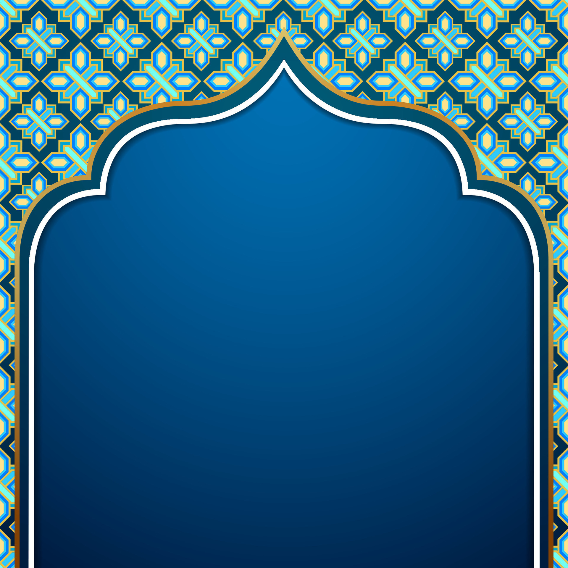 Blue islamic background 26395552 Vector Art at Vecteezy