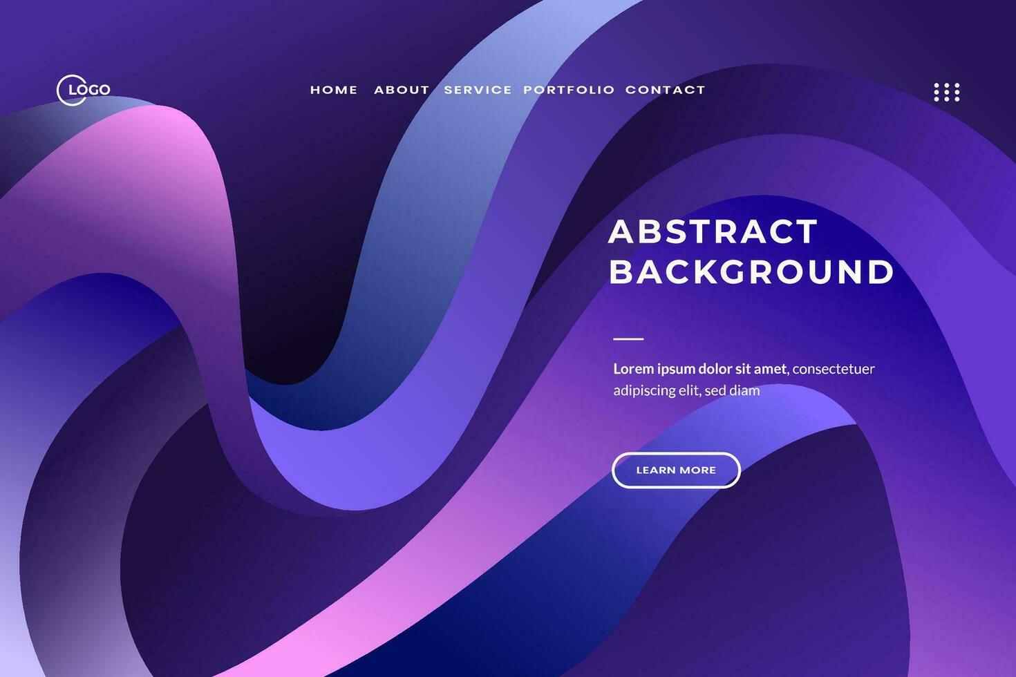 Abstract Background Dynamic Wave Colorful is used for UI UX design, particularly on websites, apps, and digital interfaces vector