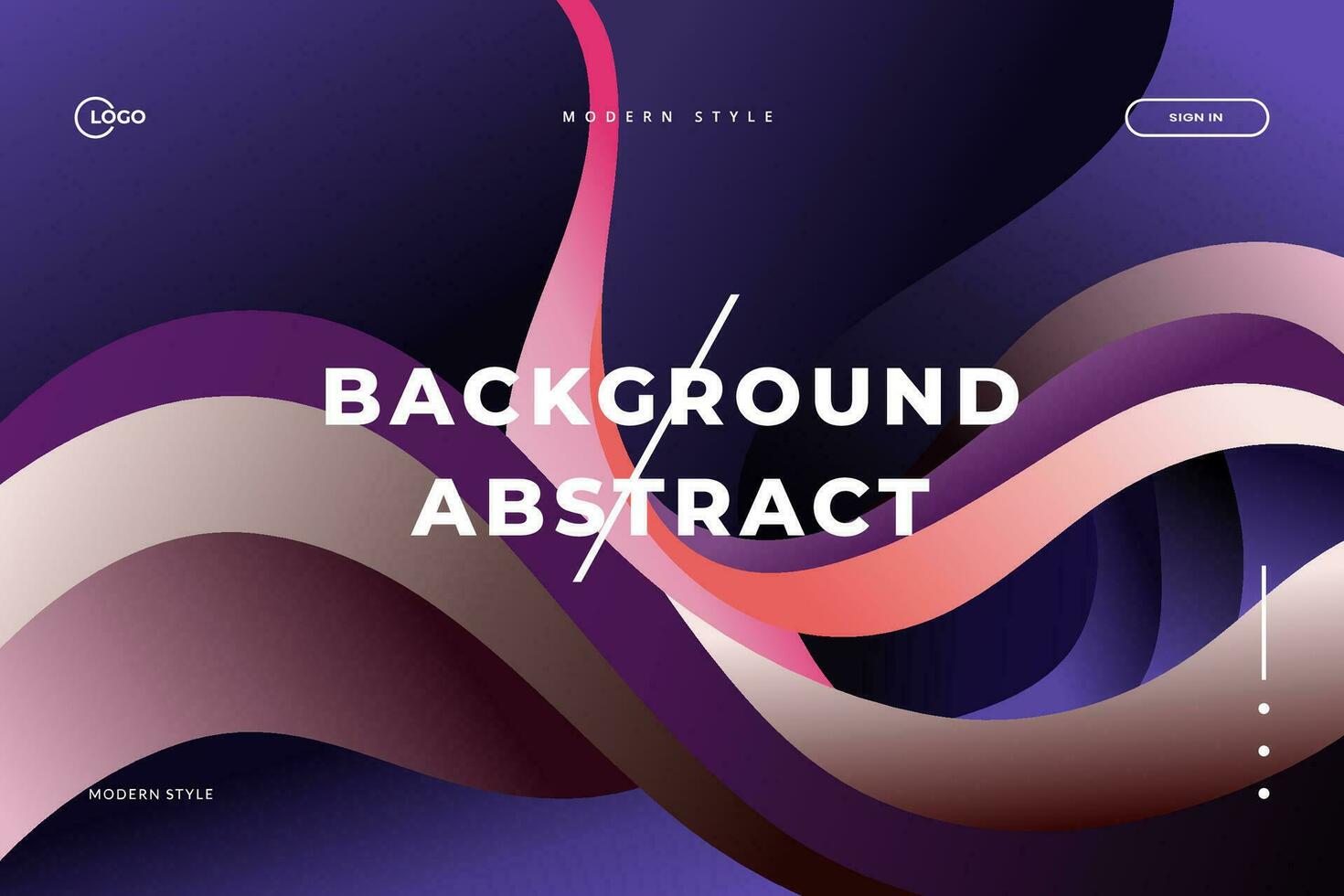 Abstract Background Dynamic Wave Colorful is used for UI UX design, particularly on websites, apps, and digital interfaces vector