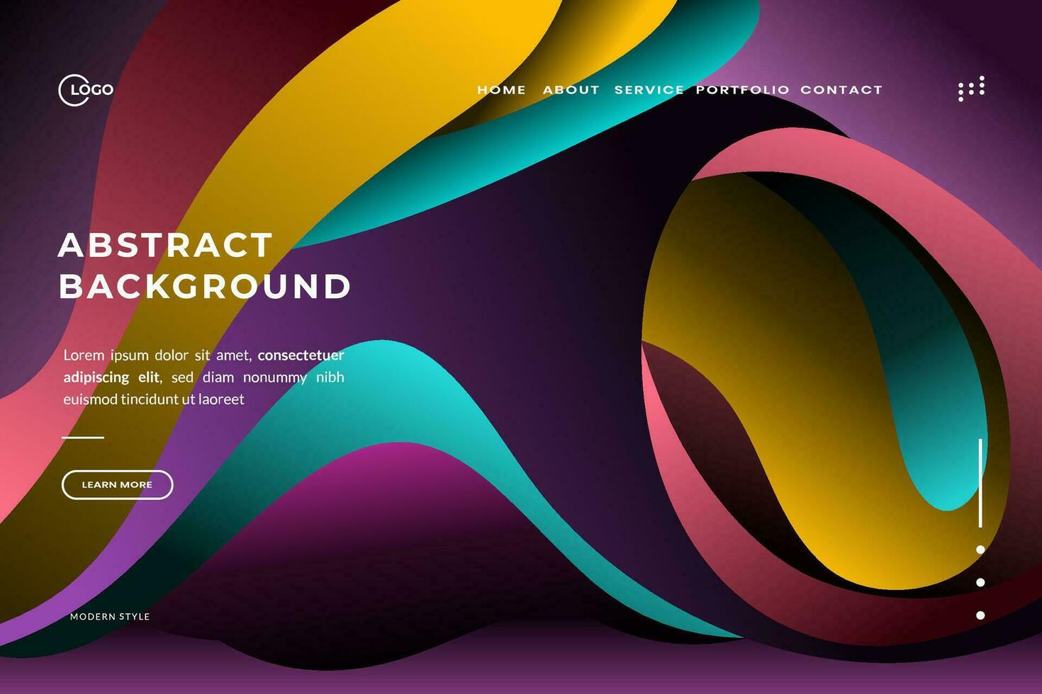 Abstract Background Dynamic Wave Colorful is used for UI UX design, particularly on websites, apps, and digital interfaces vector