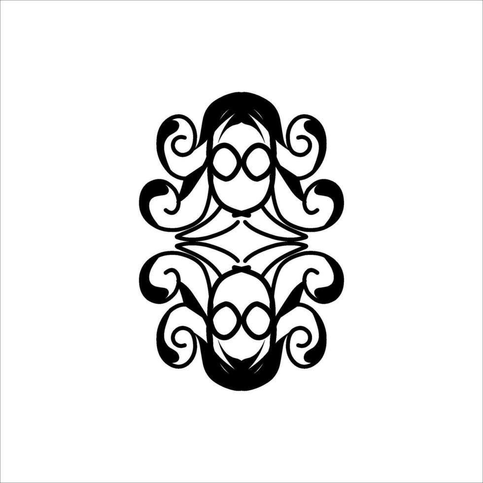 Vintage Baroque Victorian frame floral border ornament leaf scroll engraved retro floral decorative design pattern black and white tattoo Japanese filigree calligraphy vector batik, illustration class