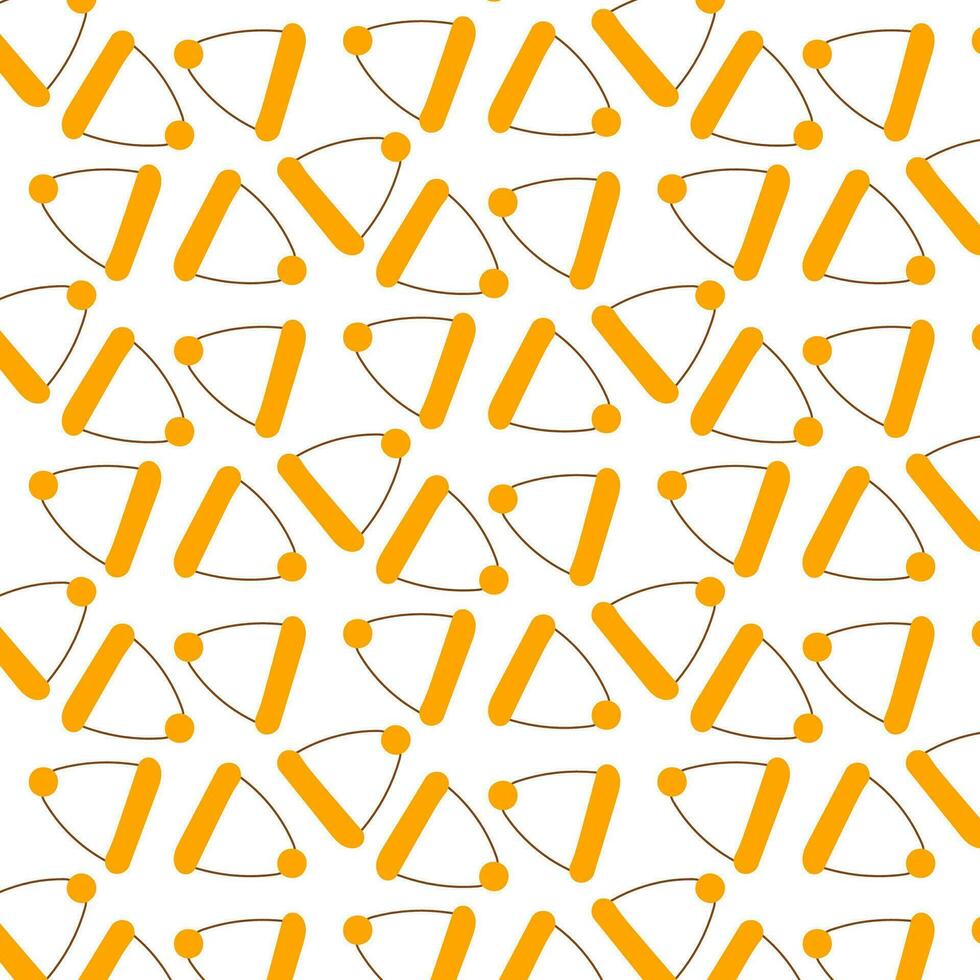 hat yellow line white pattern textile background vector