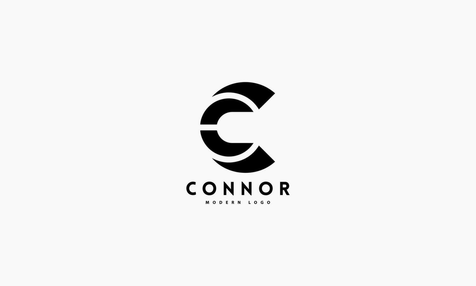 marca identidad corporativo C logo vector diseño modelo