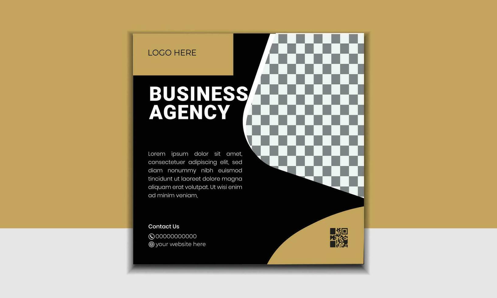 Socail Media Template Design vector
