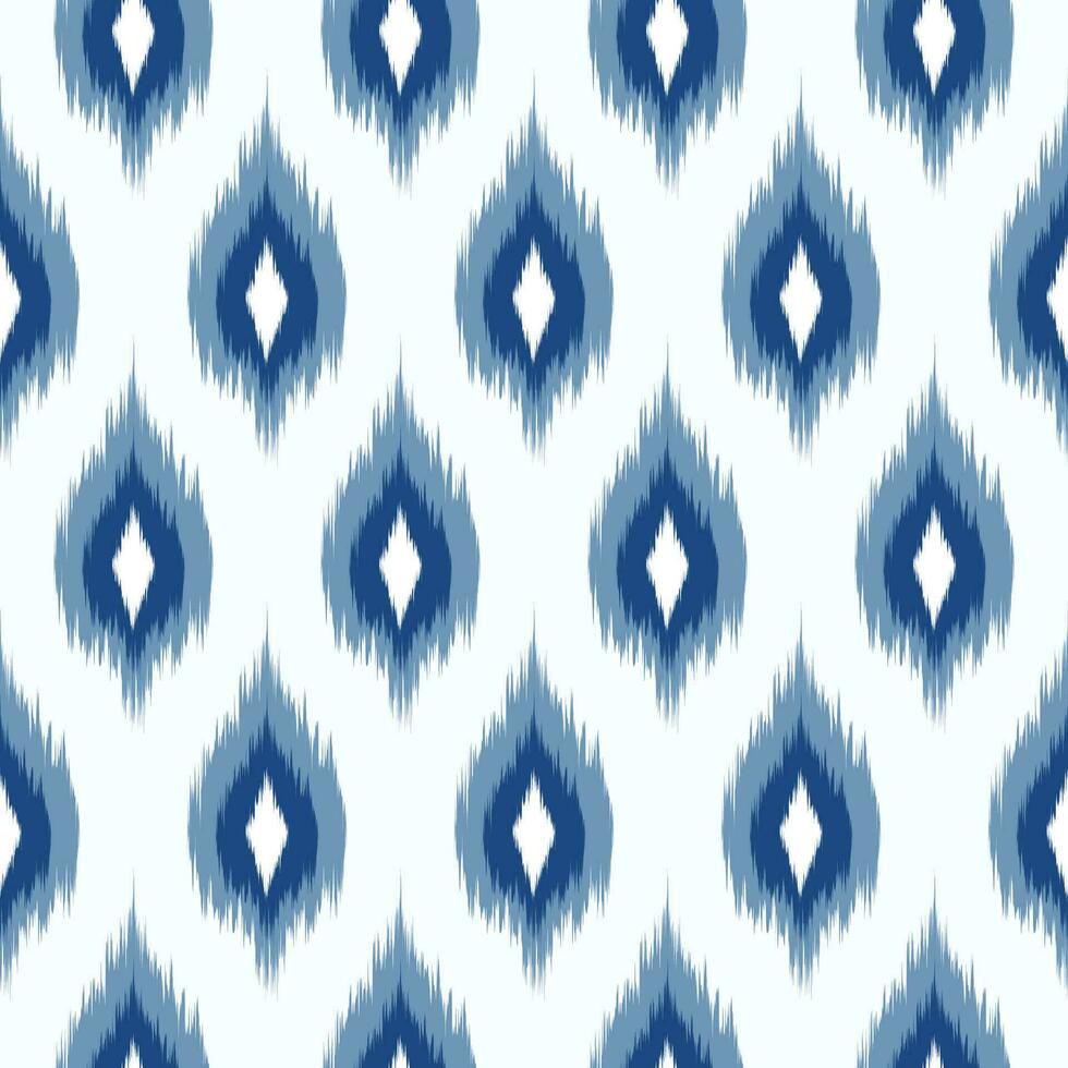 ethnic pattern ikat traditional geometric shapes vector