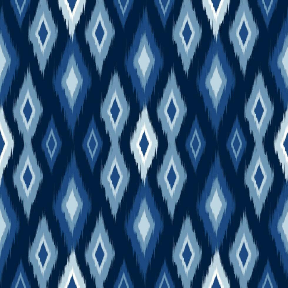 ethnic pattern ikat traditional geometric shapes vector