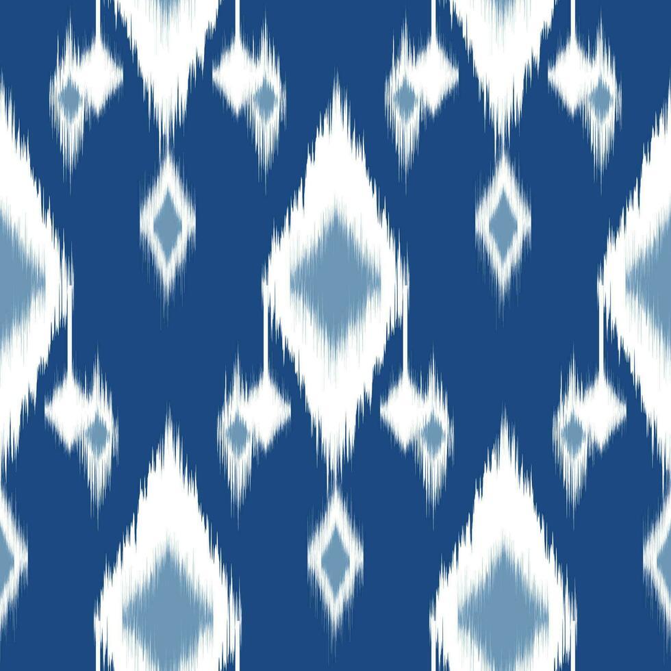 ethnic pattern ikat traditional geometric shapes vector