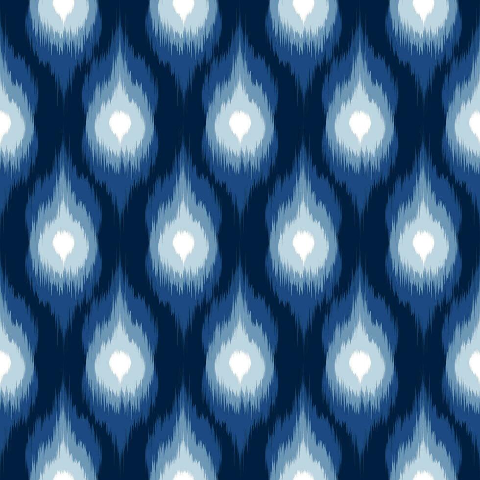 ethnic pattern ikat traditional geometric shapes vector