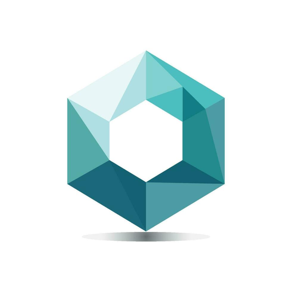 hexagon icon design vector template