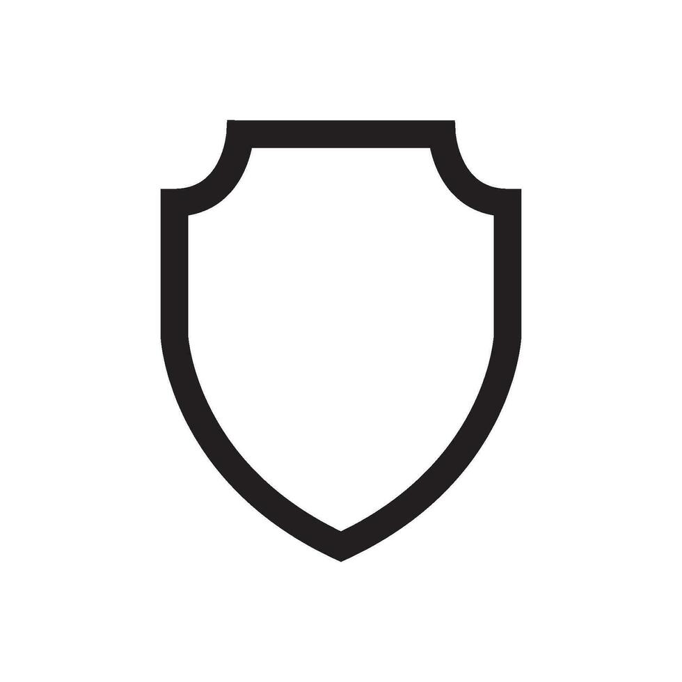 shield icon design vector template